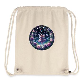 Sort de fée - Sac à cordon recyclé Stanley/Stella - blanc naturel - Devant
