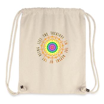 Der Schatz mit Phrase - Stanley/Stella recycelter Gym Bag - Naturweiß - Vorne