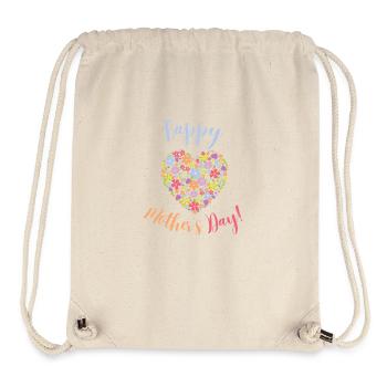 Happy Mothers Day - Stanley/Stella Recycled Gym Bag - natural - Front