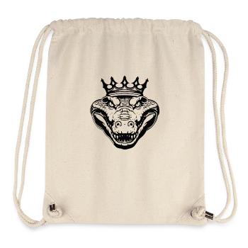 König Kroko - Stanley/Stella recycelter Gym Bag - Naturweiß - Vorne