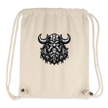 Mächtiger Wikingerkrieger Version 4 - Stanley/Stella recycelter Gym Bag - Naturweiß - Vorne