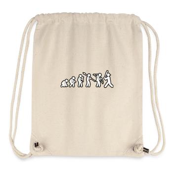 Evolution Baseball White Grunge - Stanley/Stella recycelter Gym Bag - Naturweiß - Vorne