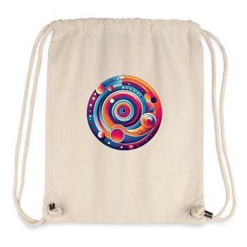 Psychedelic planet - Stanley/Stella Recycled Gym Bag - natural - Front