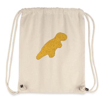 Dinosaur Nugget - Stanley/Stella Recycled Gym Bag - natural - Front