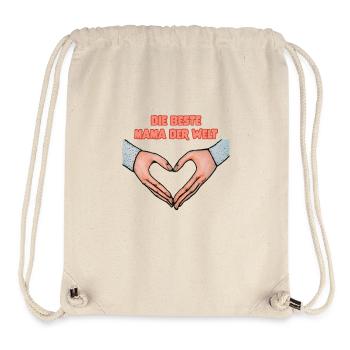 Mother's Day Gift: Best Mom in the Whole World - Stanley/Stella Recycled Gym Bag - natural - Front