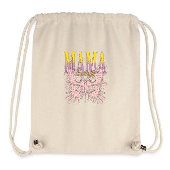 Mama Butterfly Splash - Stanley/Stella Recycled Gym Bag - natural - Front