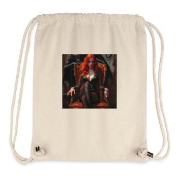 Devil - Stanley/Stella recycelter Gym Bag - Naturweiß - Vorne