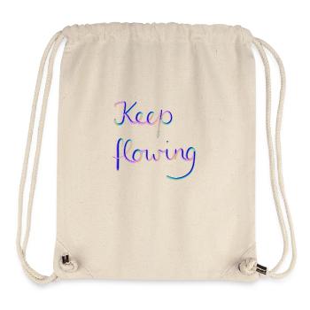 Keep flowing - Stanley/Stella recycelter Gym Bag - Naturweiß - Vorne