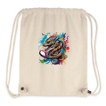 Tattoo / Animal / Art / Cool / Comic / Dragon - Stanley/Stella Recycled Gym Bag - natural - Front