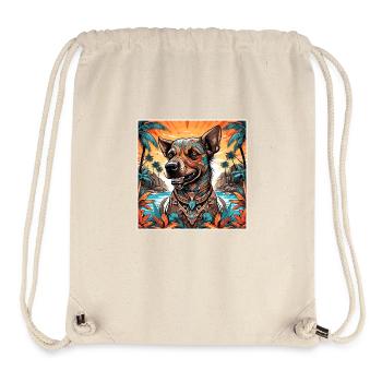 Tattoo / Animal / Art / Cool / Comic / Dog - Stanley/Stella Recycled Gym Bag - natural - Front