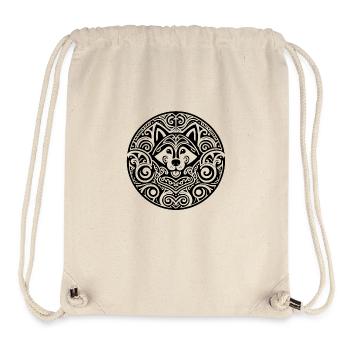Ein Stammeshund - Stanley/Stella recycelter Gym Bag - Naturweiß - Vorne
