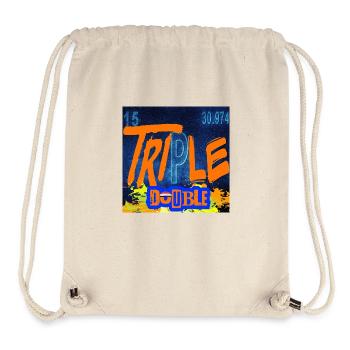 "TRIPLE DOUBLE" chemistry design - Stanley/Stella Recycled Gym Bag - natural - Front