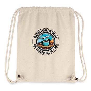 Air Traffic Controller Coffee ATC Aviation Humor - Stanley/Stella Recycled Gym Bag - natural - Front