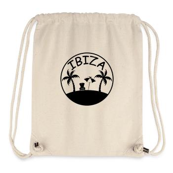 insel palmen ibiza - Stanley/Stella recycelter Gym Bag - Naturweiß - Vorne
