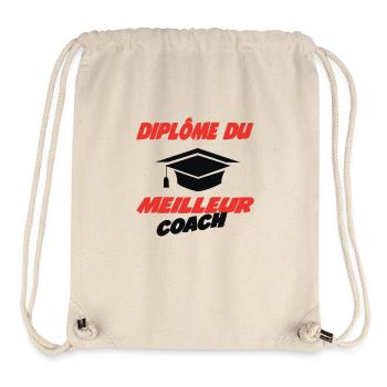 Diploma of the best COACH - Stanley/Stella Recycled Gym Bag - natural - Front