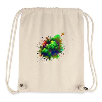 splash drop liquid abstract background water wave - Stanley/Stella Recycled Gym Bag - natural - Front