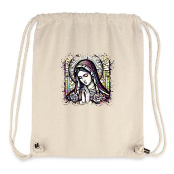 Jungfrau Maria Jesus Bibel Christliche Religion Madona - Stanley/Stella recycelter Gym Bag - Naturweiß - Vorne