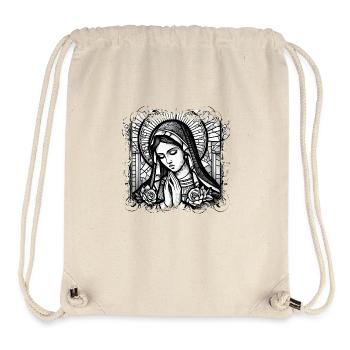 Jungfrau Maria Jesus Bibel Christliche Religion Madona - Stanley/Stella recycelter Gym Bag - Naturweiß - Vorne