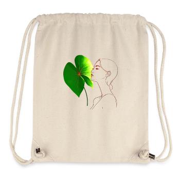 Flowers Women girl fashion design art female style - Stanley/Stella Recycled Gym Bag - natural - Front