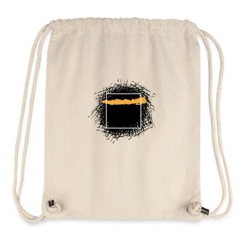 Abstract Kaaba - Stanley/Stella recycelter Gym Bag - Naturweiß - Vorne
