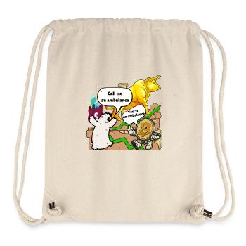 Crypto Summer: The Heat is On - Stanley/Stella Recycled Gym Bag - natural - Front