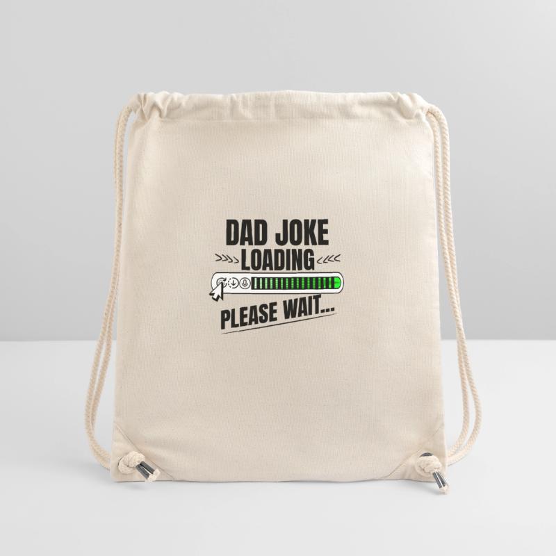 Dad joke loading please wait dad gift idea Stanley/Stella Recycled Gym Bag