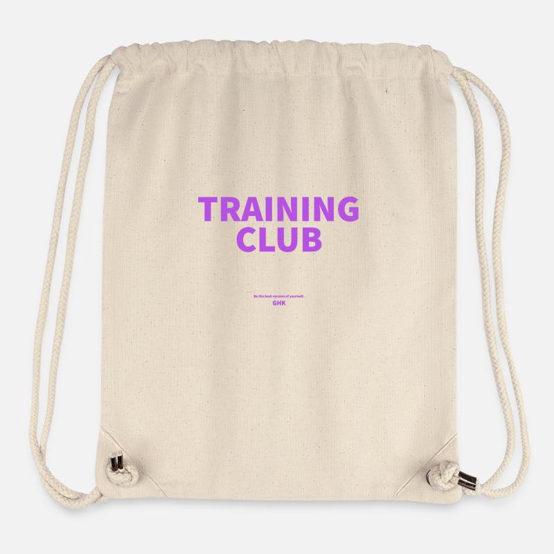 Training Club - Stanley/Stella recycelter Gym Bag - Naturweiß