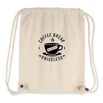 Coffee break - priceless - Stanley/Stella Recycled Gym Bag - natural - Front