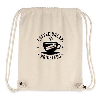 Coffee break - priceless - Stanley/Stella Recycled Gym Bag - natural - Front