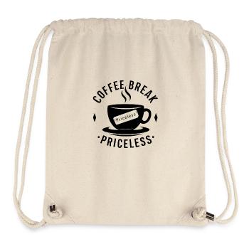 Coffee break - priceless - Stanley/Stella Recycled Gym Bag - natural - Front