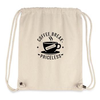 Coffee break - priceless - Stanley/Stella Recycled Gym Bag - natural - Front
