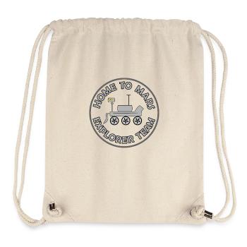 L’aventure martienne - Sac à cordon recyclé Stanley/Stella - blanc naturel - Devant