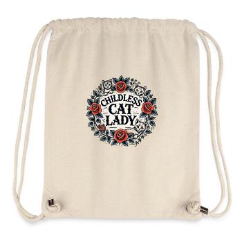 Childless Cat Lady - Stanley/Stella Recycled Gym Bag - natural - Front