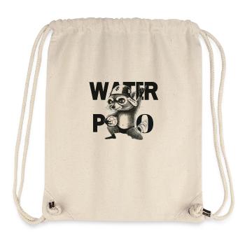 Water Polo Raccoon: Let's Play! - Stanley/Stella recycelter Gym Bag - Naturweiß - Vorne