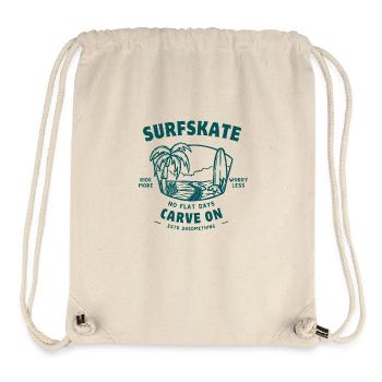 Surfskate Carve on - Stanley/Stella Recycled Gym Bag - natural - Front
