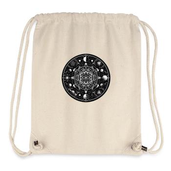 Celestial Geometry: Sacred Night Sky - Stanley/Stella recycelter Gym Bag - Naturweiß - Vorne