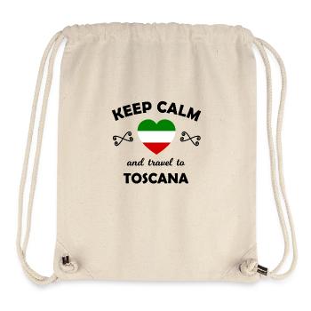 Reise zur Toskana Italien - Stanley/Stella recycelter Gym Bag - Naturweiß - Vorne