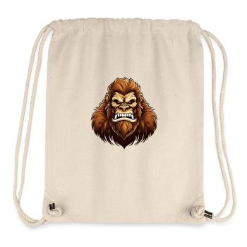 Wild angry Bigfoot Logo Motivationssport - Stanley/Stella recycelter Gym Bag - Naturweiß - Vorne