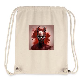 Horror Chic: Stylisches T-Shirt für Halloween-Fans - Stanley/Stella recycelter Gym Bag - Naturweiß - Vorne