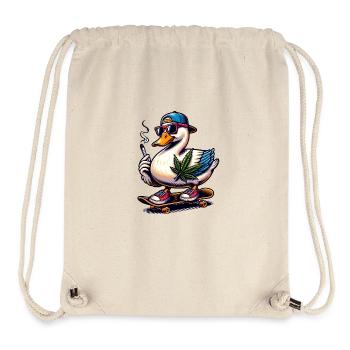 Extremely cool duck - Stanley/Stella Recycled Gym Bag - natural - Front