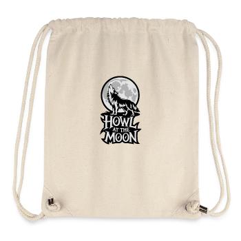 Vollmond – Howl at the Moon - Stanley/Stella recycelter Gym Bag - Naturweiß - Vorne