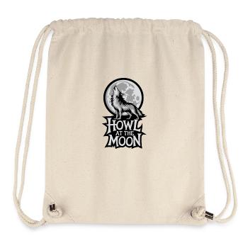 Vollmond – Howl at the Moon - Stanley/Stella recycelter Gym Bag - Naturweiß - Vorne