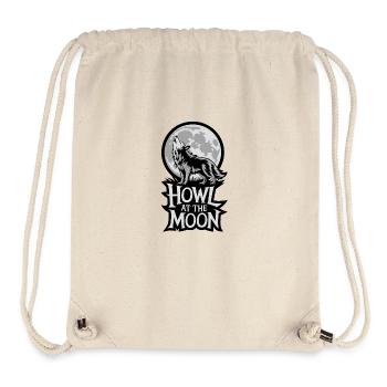 Vollmond – Howl at the Moon - Stanley/Stella recycelter Gym Bag - Naturweiß - Vorne