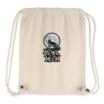 Vollmond – Howl at the Moon - Stanley/Stella recycelter Gym Bag - Naturweiß - Vorne