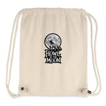 Vollmond – Howl at the Moon - Stanley/Stella recycelter Gym Bag - Naturweiß - Vorne
