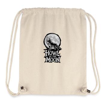Vollmond – Howl at the Moon - Stanley/Stella recycelter Gym Bag - Naturweiß - Vorne