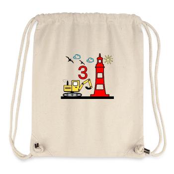 Bagger - Stanley/Stella recycelter Gym Bag - Naturweiß - Vorne