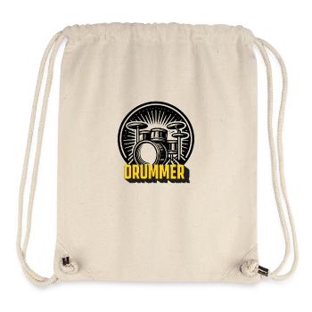 Schlagzeuger Band - Stanley/Stella recycelter Gym Bag - Naturweiß - Vorne