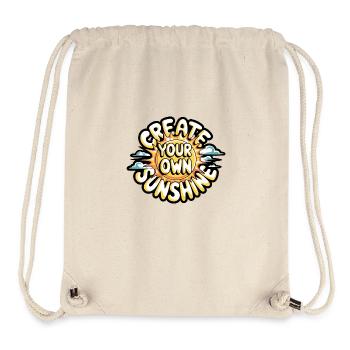 Create Your Own Sunshine – Strahlende Sonne - Stanley/Stella Recycled Gym Bag - natural - Front