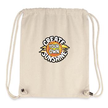 Create Your Own Sunshine – Strahlende Sonne - Stanley/Stella Recycled Gym Bag - natural - Front